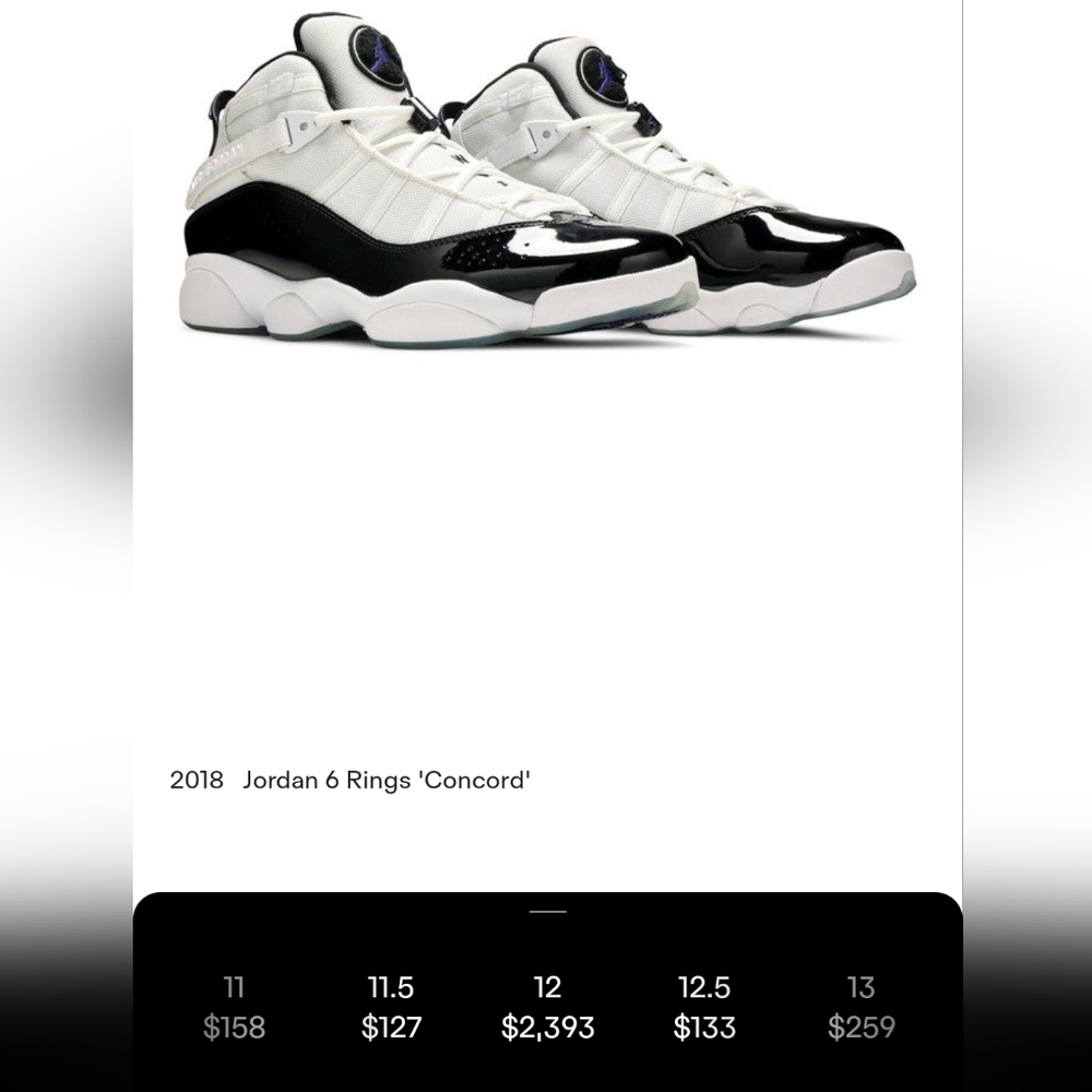 Jordan 6 rings, Concord